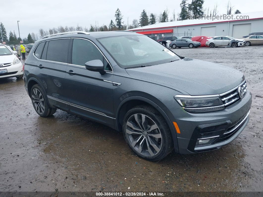 2021 Volkswagen Tiguan 2.0t Sel Premium R-line Gray vin: 3VV4B7AX6MM116985