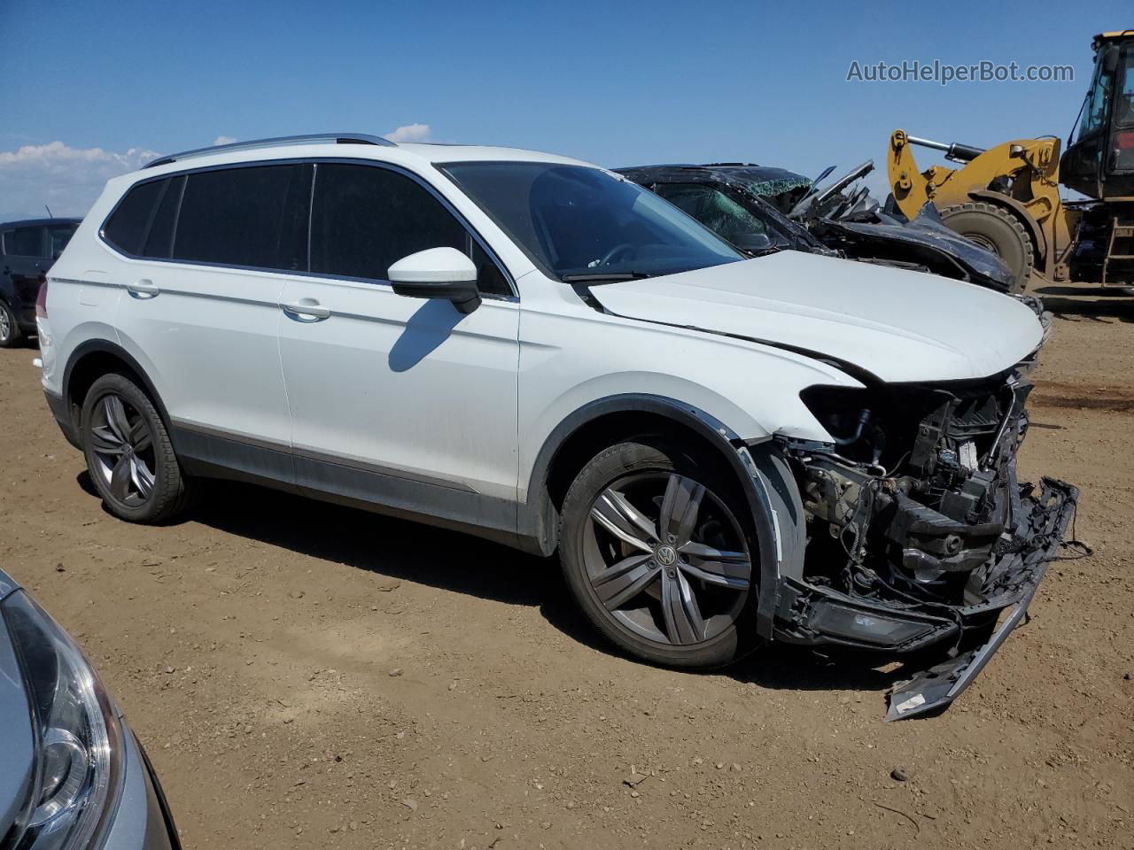 2018 Volkswagen Tiguan Sel Premium Белый vin: 3VV4B7AX7JM146962