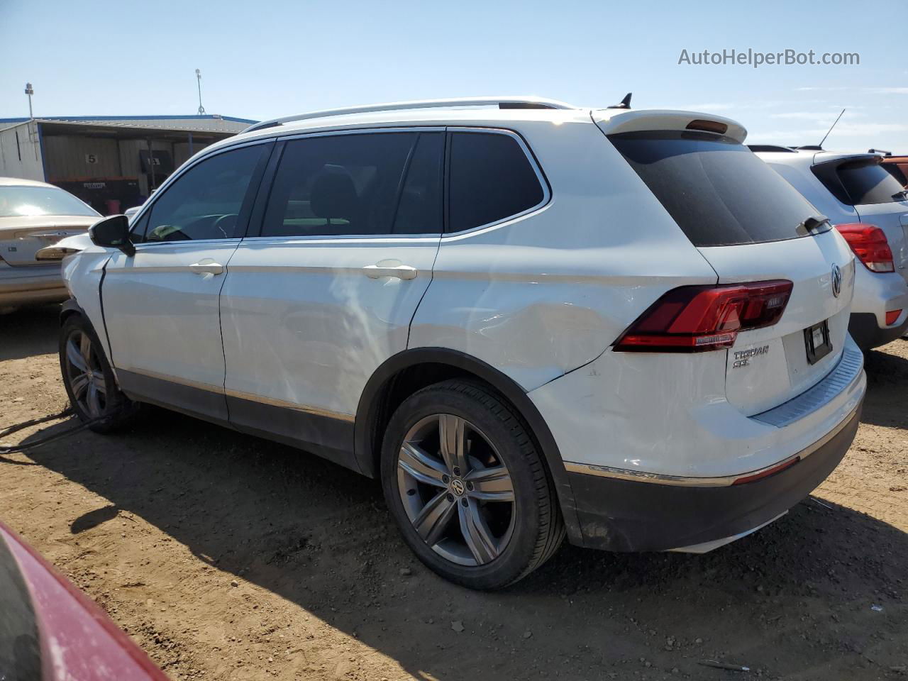 2018 Volkswagen Tiguan Sel Premium Белый vin: 3VV4B7AX7JM146962