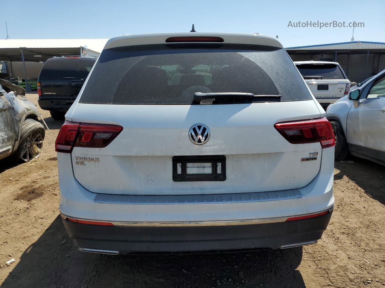 2018 Volkswagen Tiguan Sel Premium Белый vin: 3VV4B7AX7JM146962