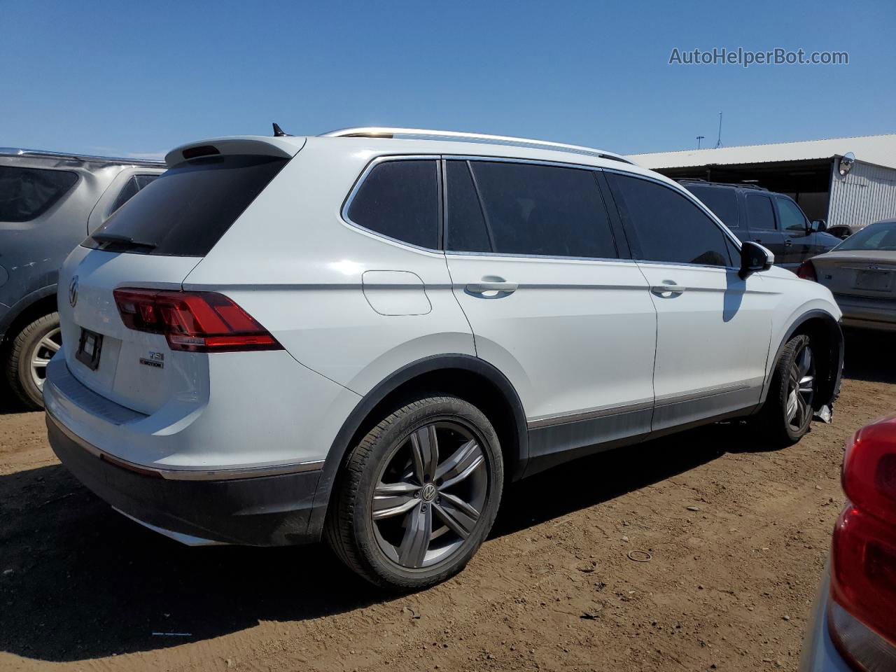 2018 Volkswagen Tiguan Sel Premium Белый vin: 3VV4B7AX7JM146962