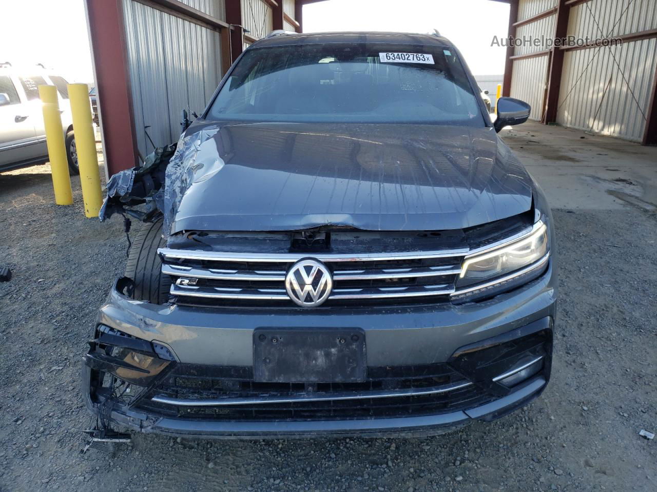 2018 Volkswagen Tiguan Sel Premium Charcoal vin: 3VV4B7AX7JM206979