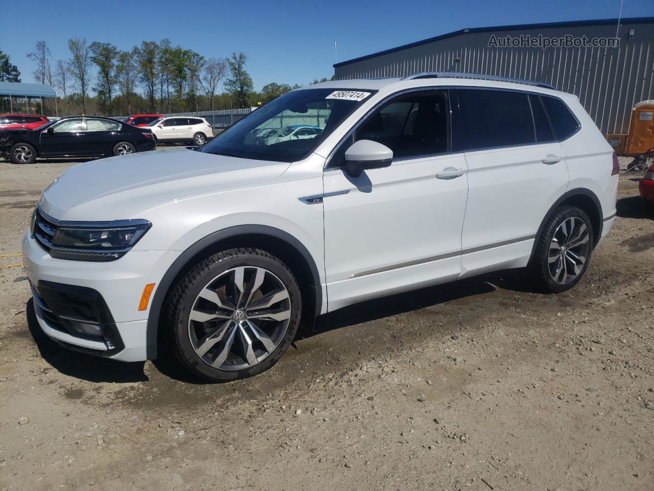 2019 Volkswagen Tiguan Sel Premium Серый vin: 3VV4B7AX7KM015127