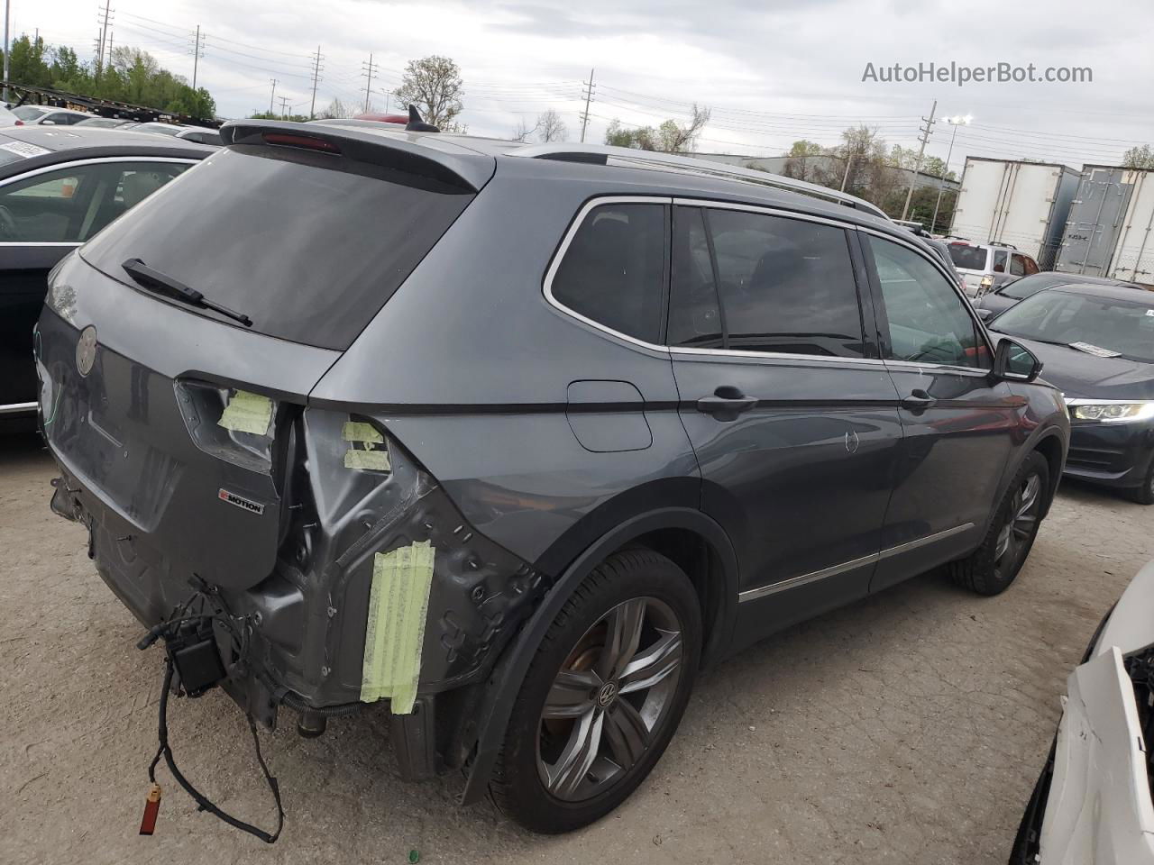 2019 Volkswagen Tiguan Sel Premium Угольный vin: 3VV4B7AX8KM195282