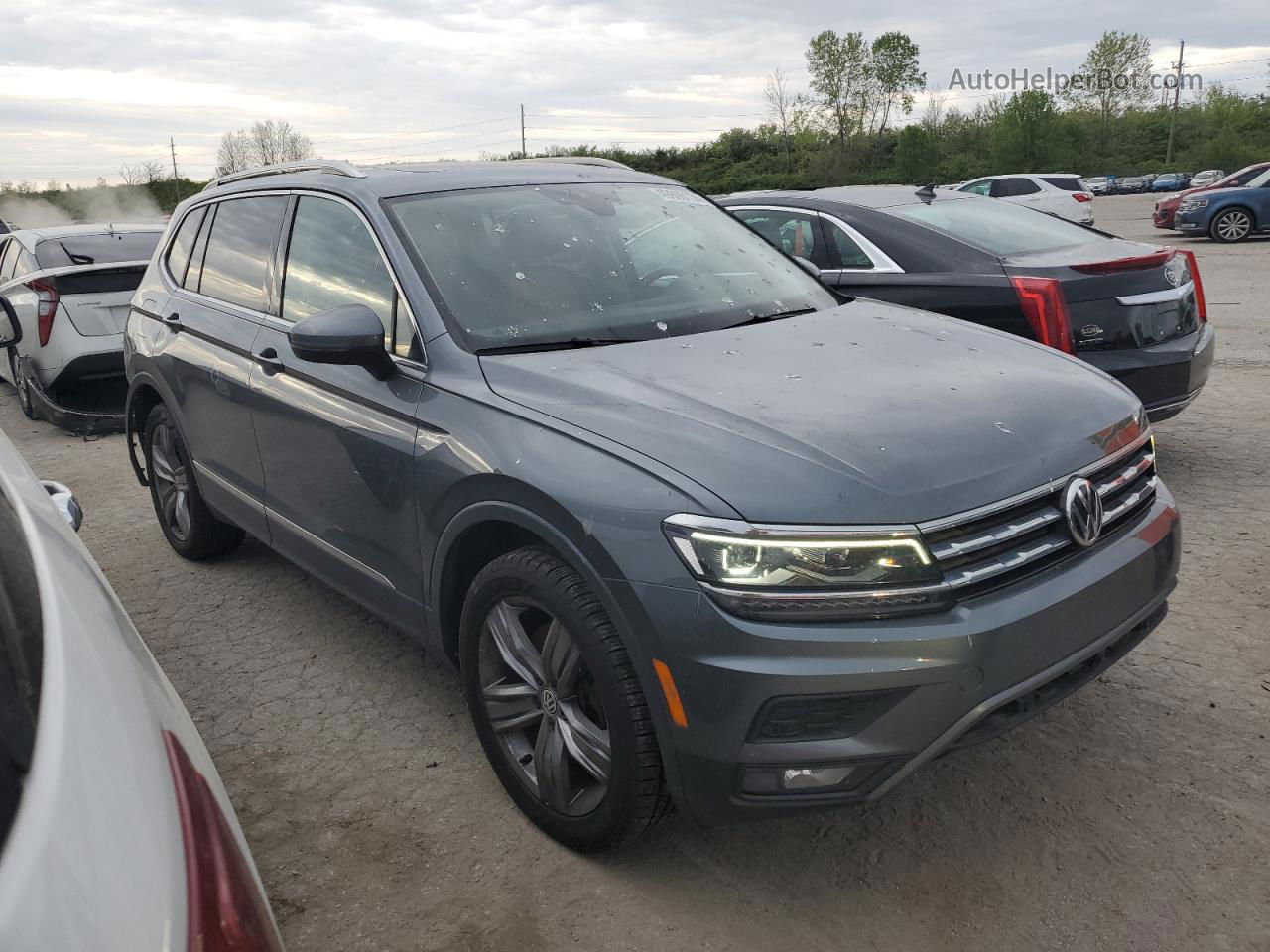 2019 Volkswagen Tiguan Sel Premium Угольный vin: 3VV4B7AX8KM195282