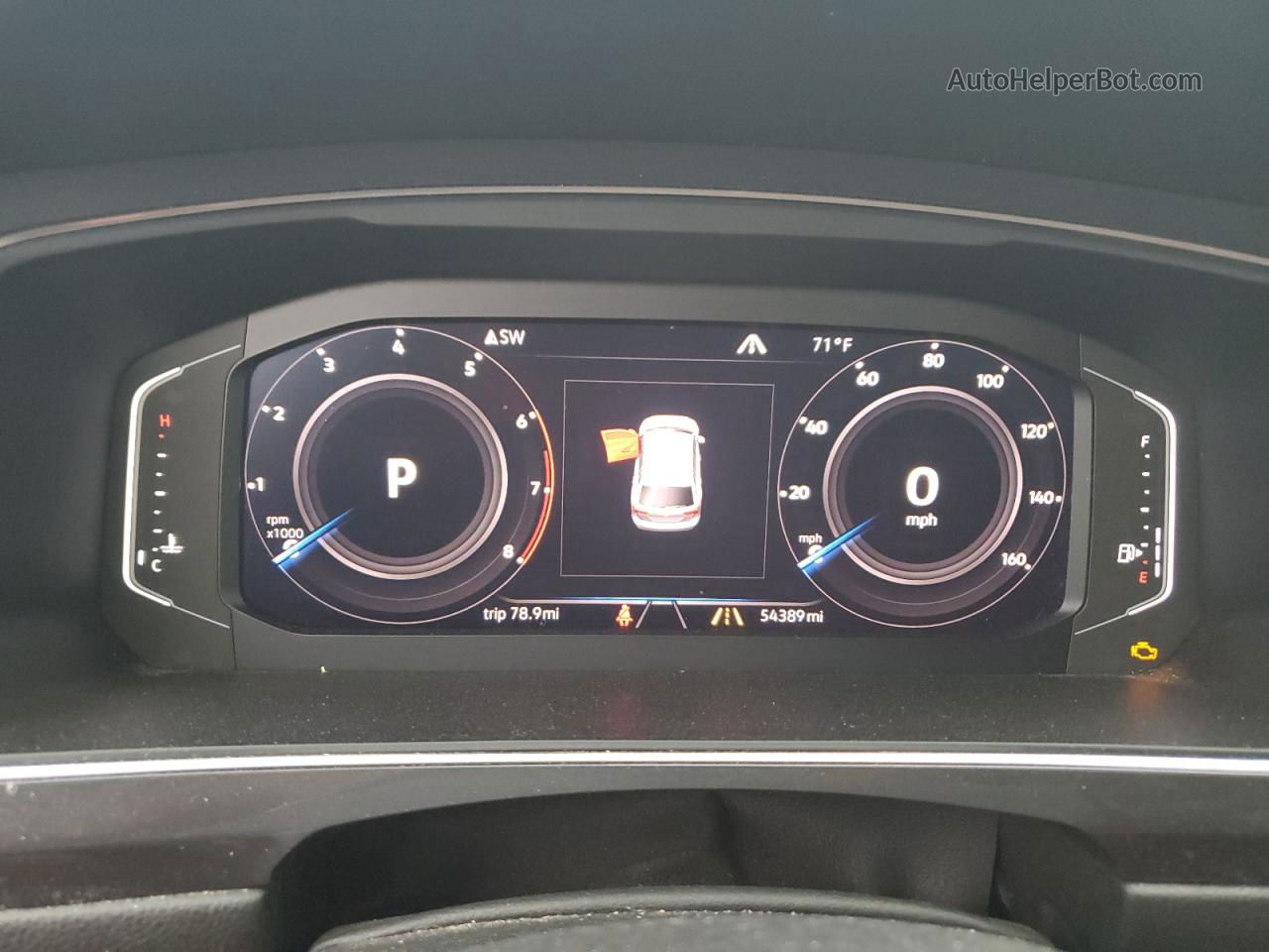 2019 Volkswagen Tiguan Sel Premium Угольный vin: 3VV4B7AX8KM195282