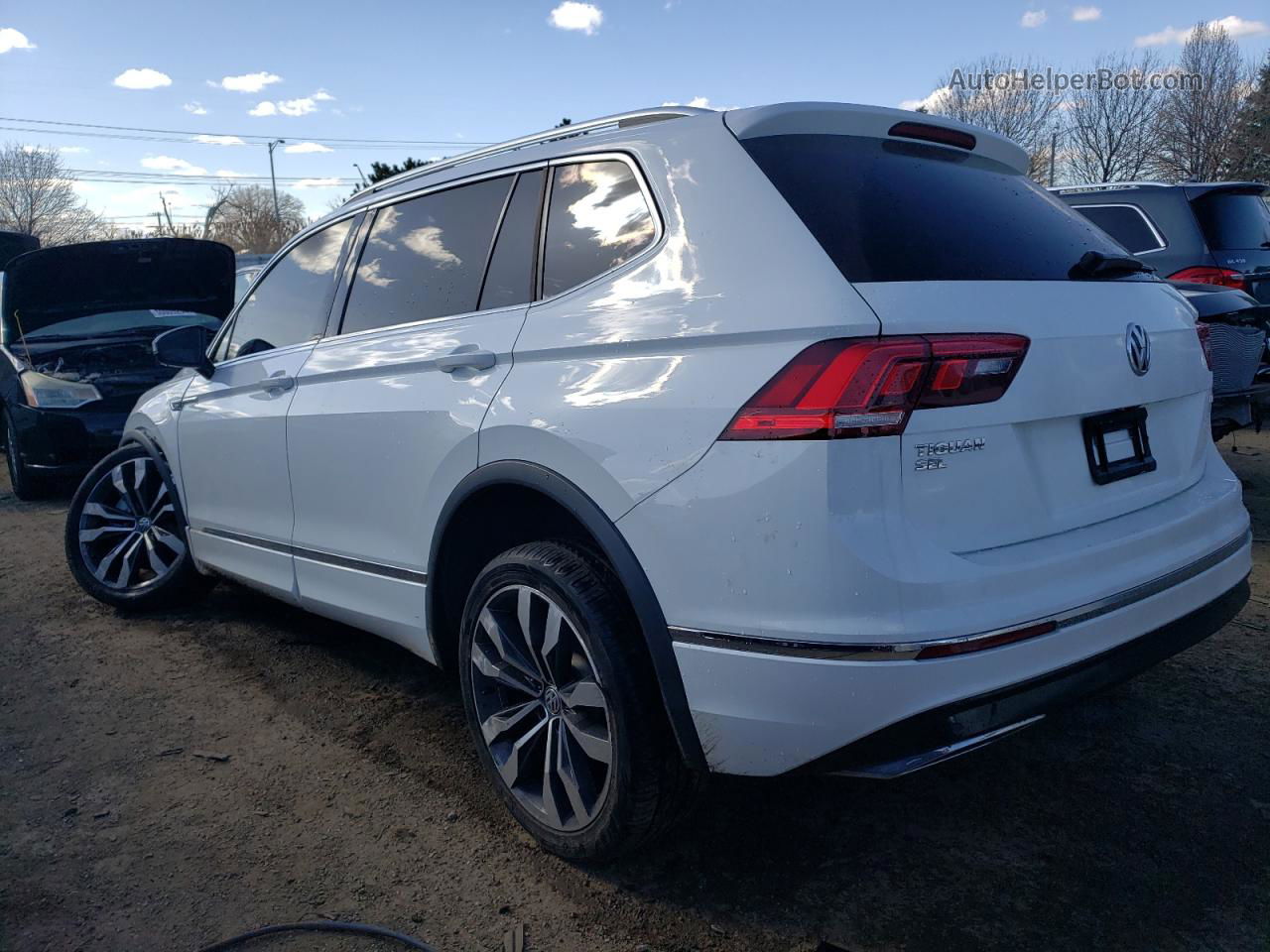 2021 Volkswagen Tiguan Sel Premium R-line Белый vin: 3VV4B7AX8MM148725