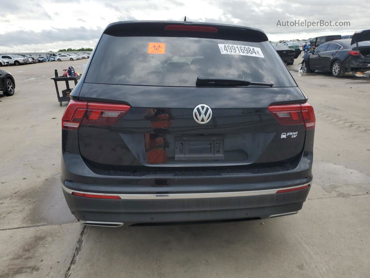 2018 Volkswagen Tiguan Sel Premium Black vin: 3VV4B7AX9JM003916