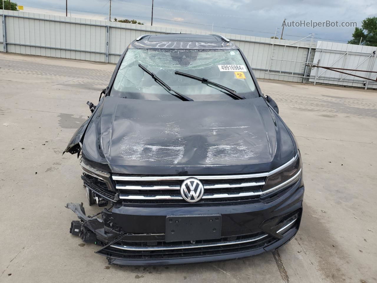 2018 Volkswagen Tiguan Sel Premium Black vin: 3VV4B7AX9JM003916