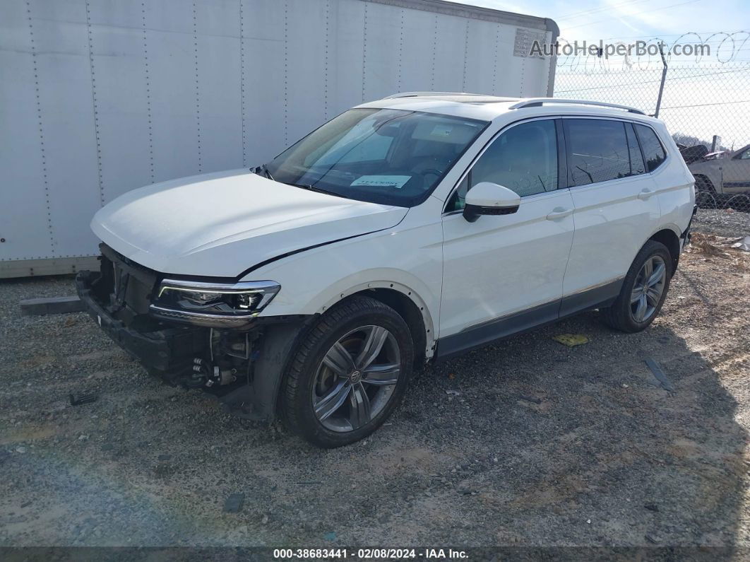 2018 Volkswagen Tiguan 2.0t Sel Premium White vin: 3VV4B7AX9JM084531