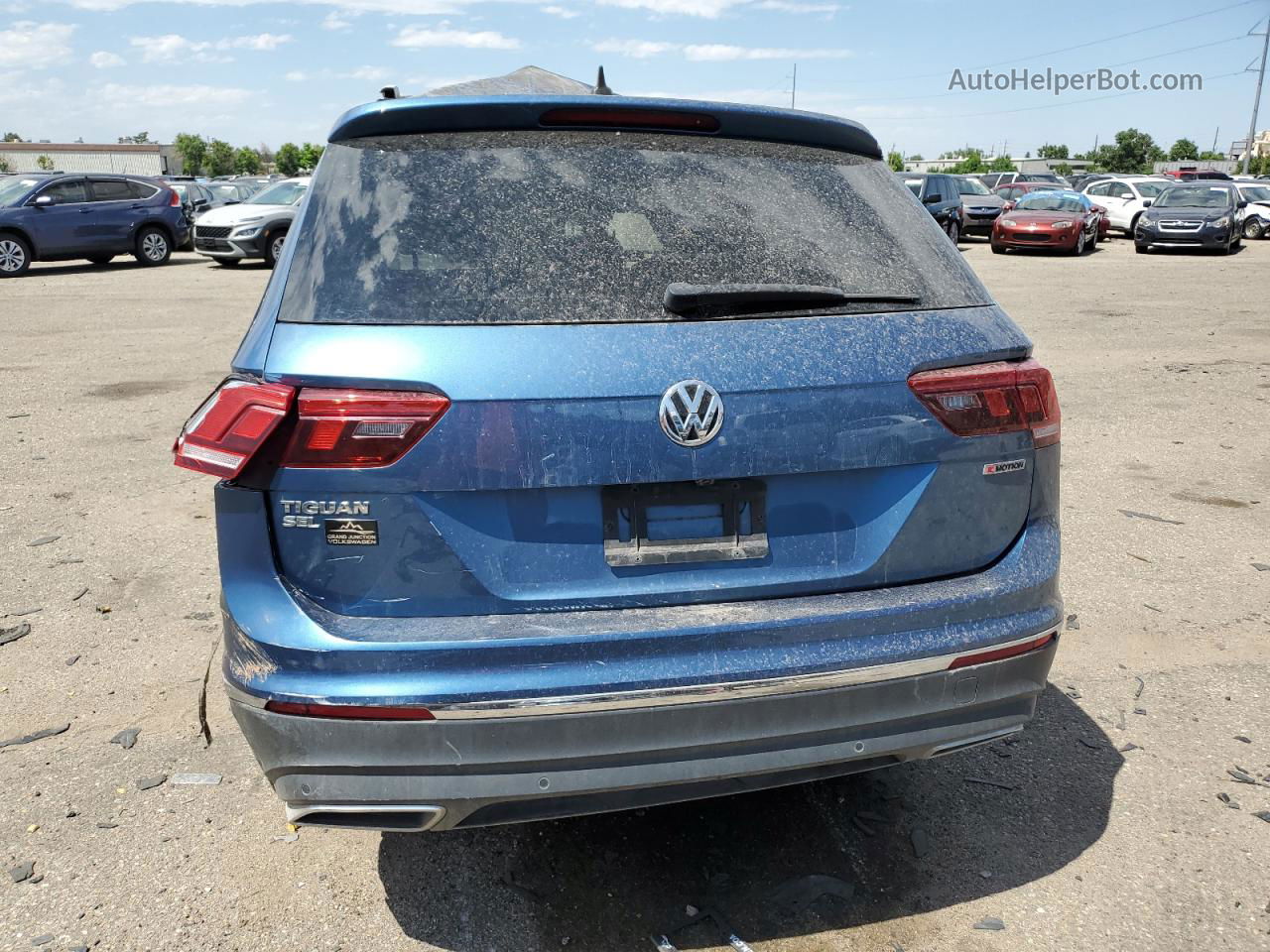 2019 Volkswagen Tiguan Sel Premium Blue vin: 3VV4B7AX9KM130540