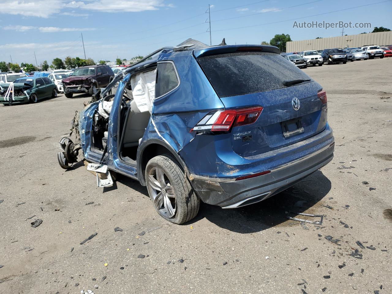 2019 Volkswagen Tiguan Sel Premium Blue vin: 3VV4B7AX9KM130540