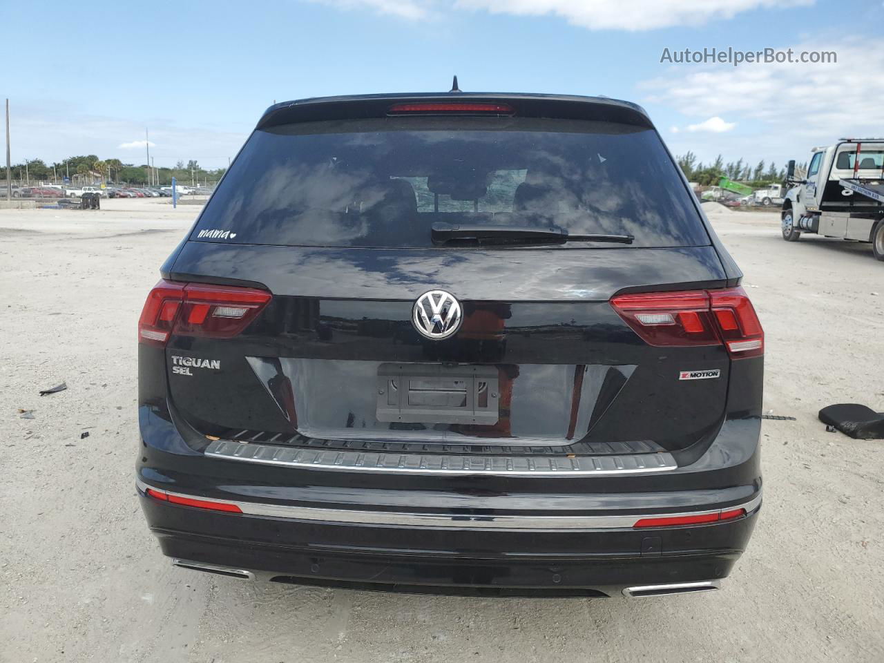 2021 Volkswagen Tiguan Sel Premium R-line Черный vin: 3VV4B7AX9MM091743