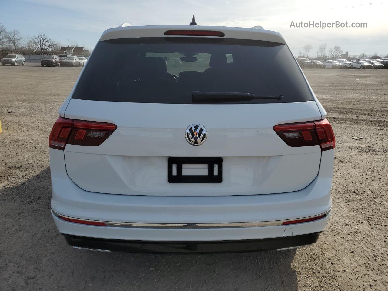 2021 Volkswagen Tiguan Sel Premium R-line White vin: 3VV4B7AX9MM152024
