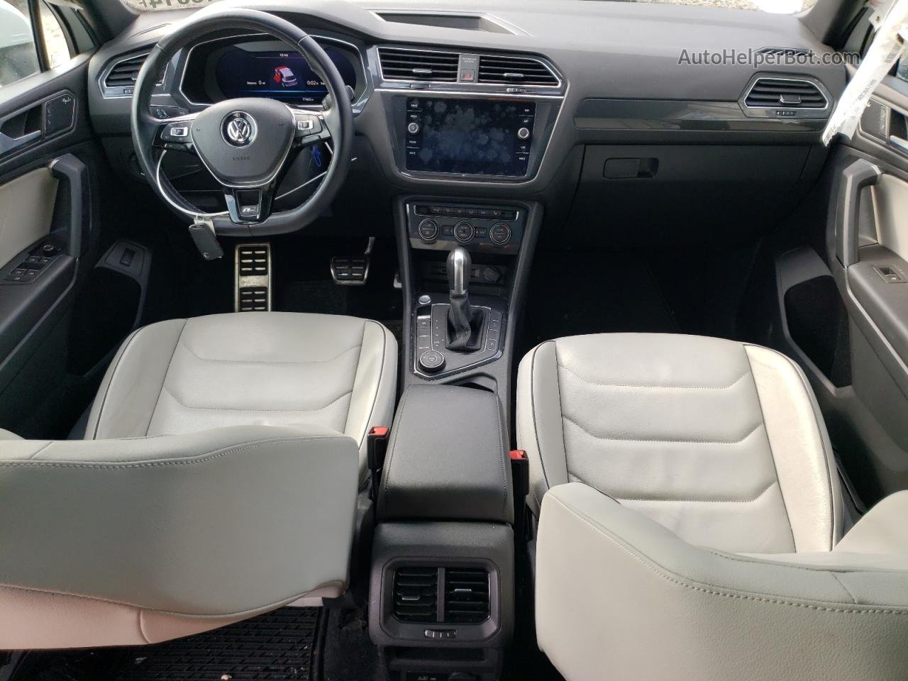 2019 Volkswagen Tiguan Sel Premium Белый vin: 3VV4B7AXXKM007068