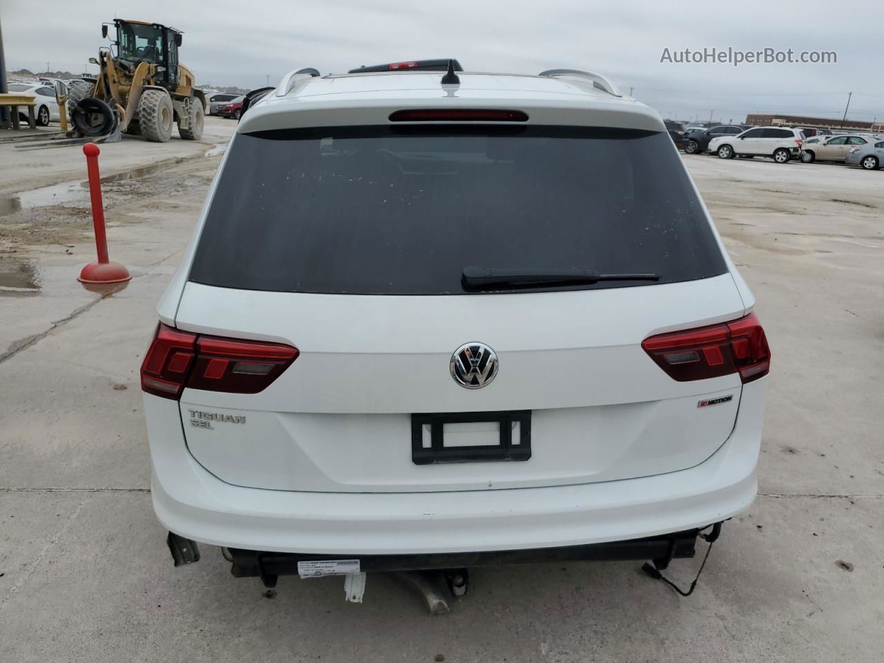 2019 Volkswagen Tiguan Sel Premium White vin: 3VV4B7AXXKM153731