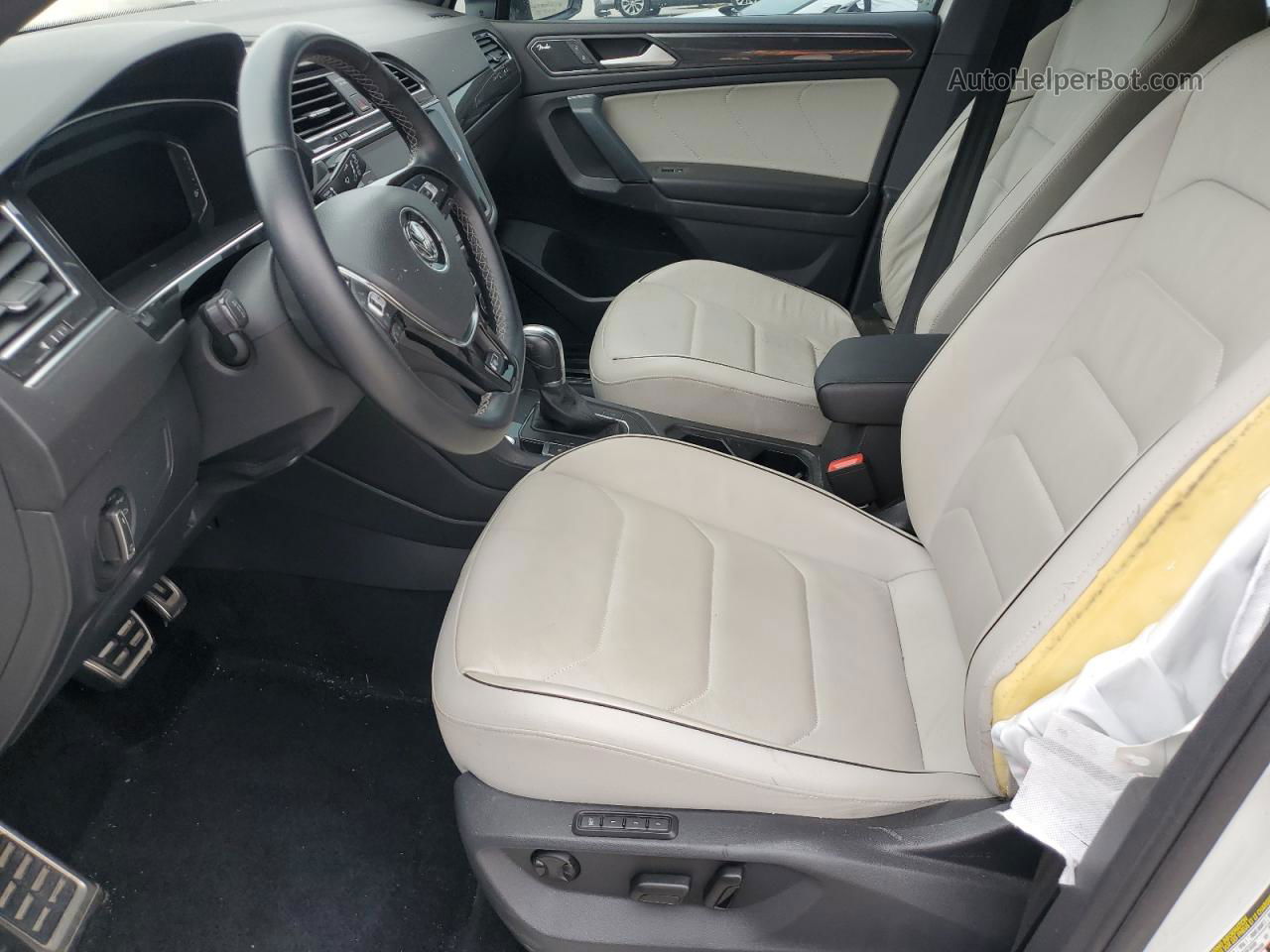 2019 Volkswagen Tiguan Sel Premium White vin: 3VV4B7AXXKM153731