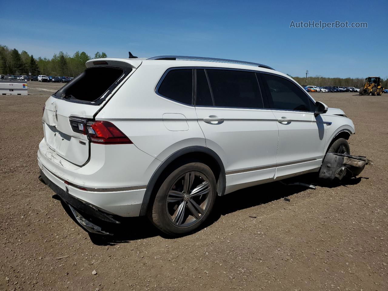 2021 Volkswagen Tiguan Sel Premium R-line Белый vin: 3VV4B7AXXMM017618