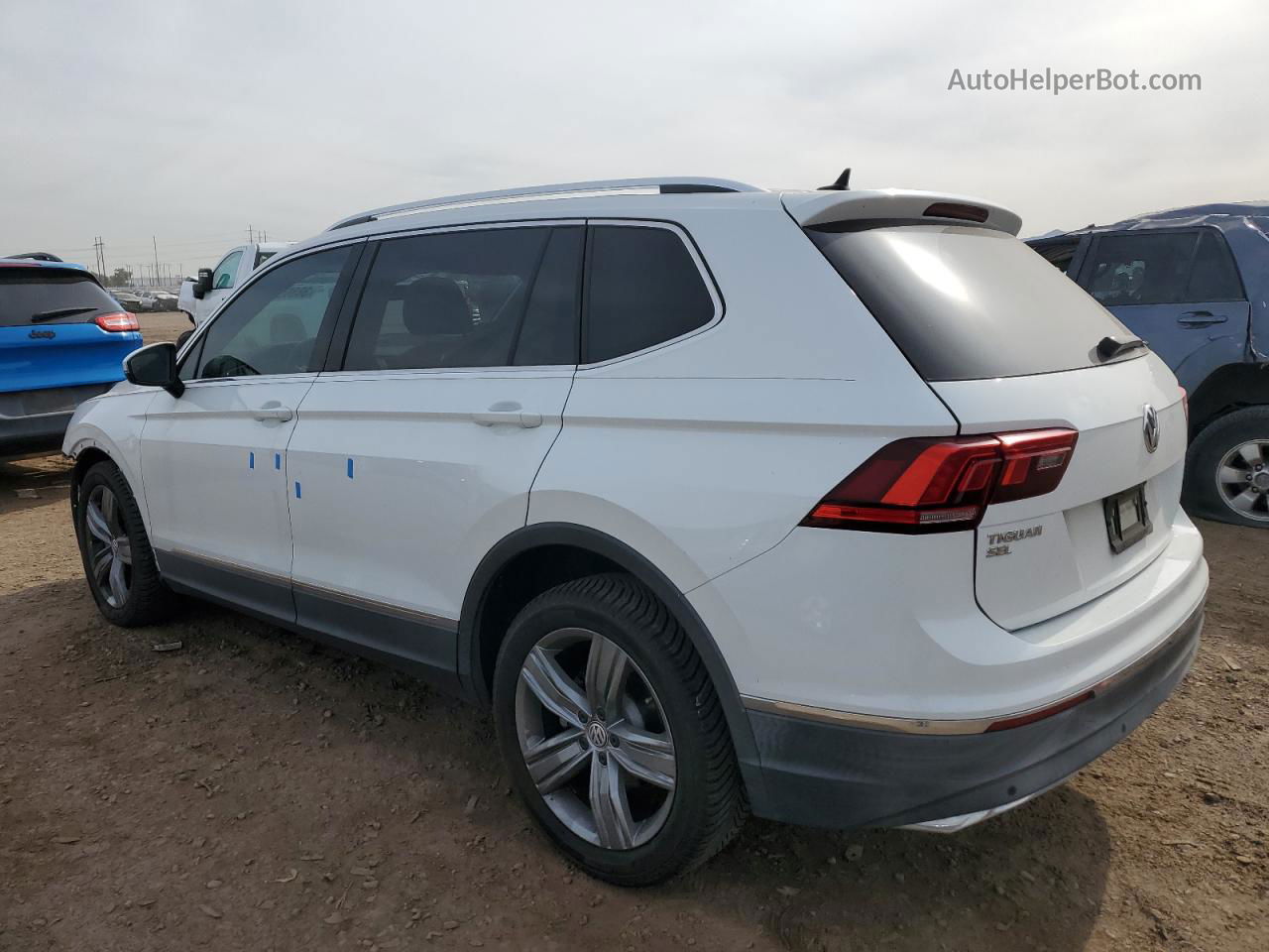 2018 Volkswagen Tiguan Sel Premium White vin: 3VV5B7AX2JM046076