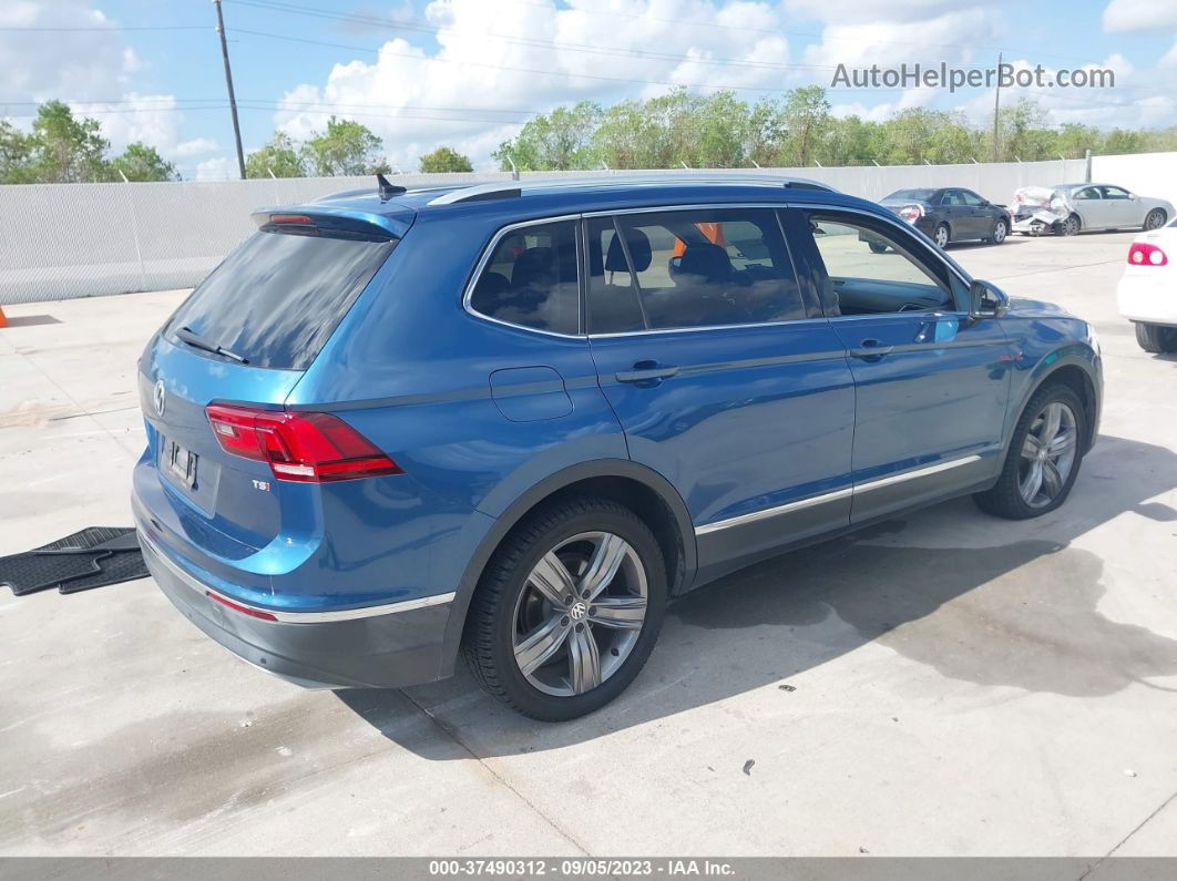 2018 Volkswagen Tiguan Sel Premium Синий vin: 3VV5B7AXXJM214286