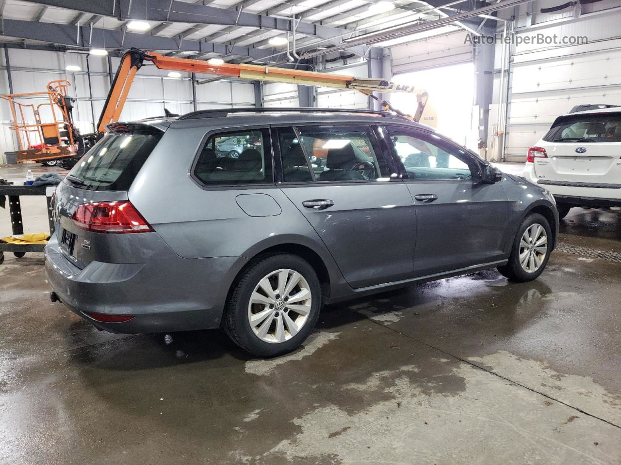 2017 Volkswagen Golf Sportwagen S Серый vin: 3VW017AU0HM502830