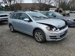 2017 Volkswagen Golf Sportwagen S Silver vin: 3VW017AU1HM515876