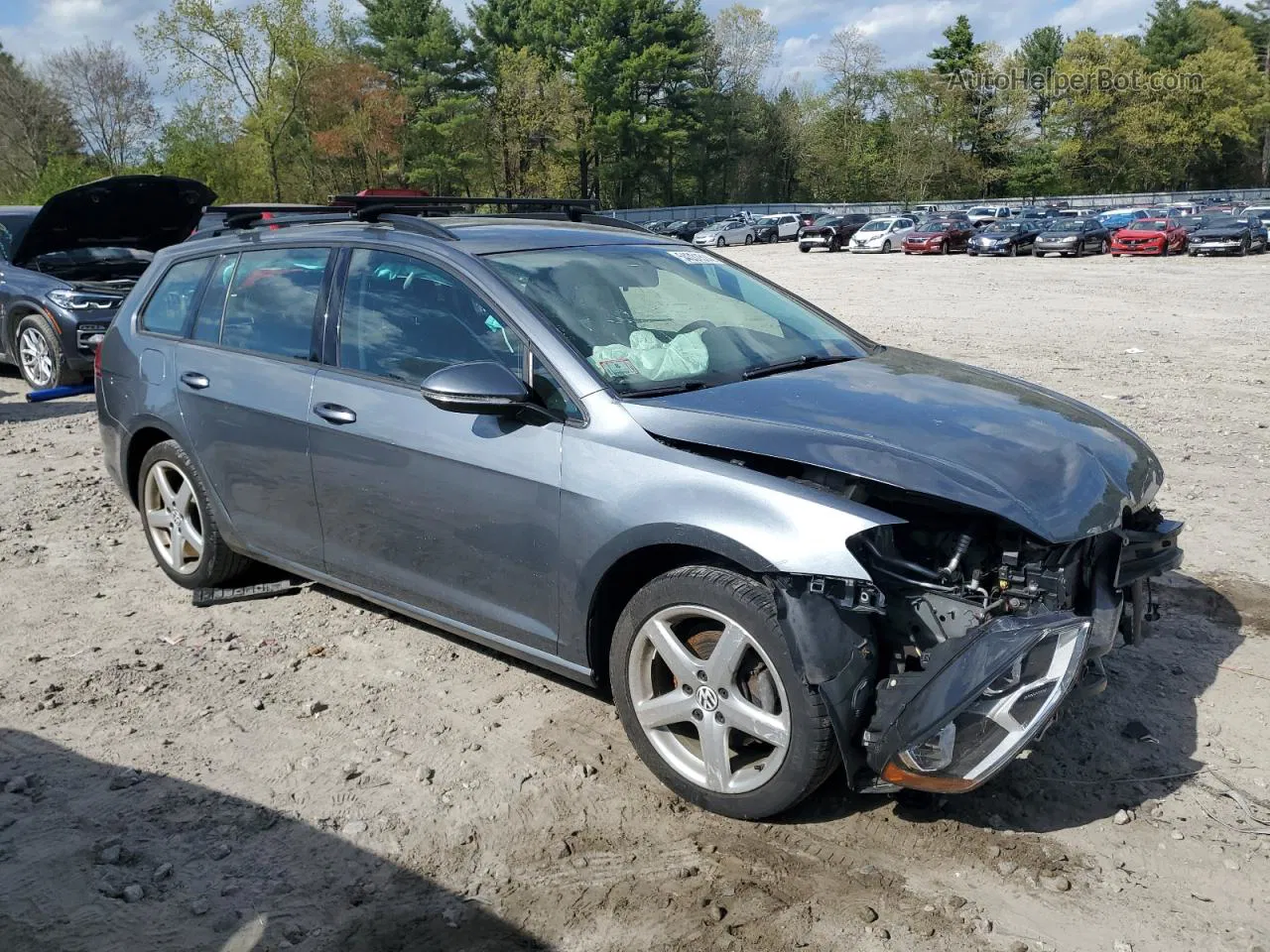 2017 Volkswagen Golf Sportwagen S Gray vin: 3VW017AU2HM511660