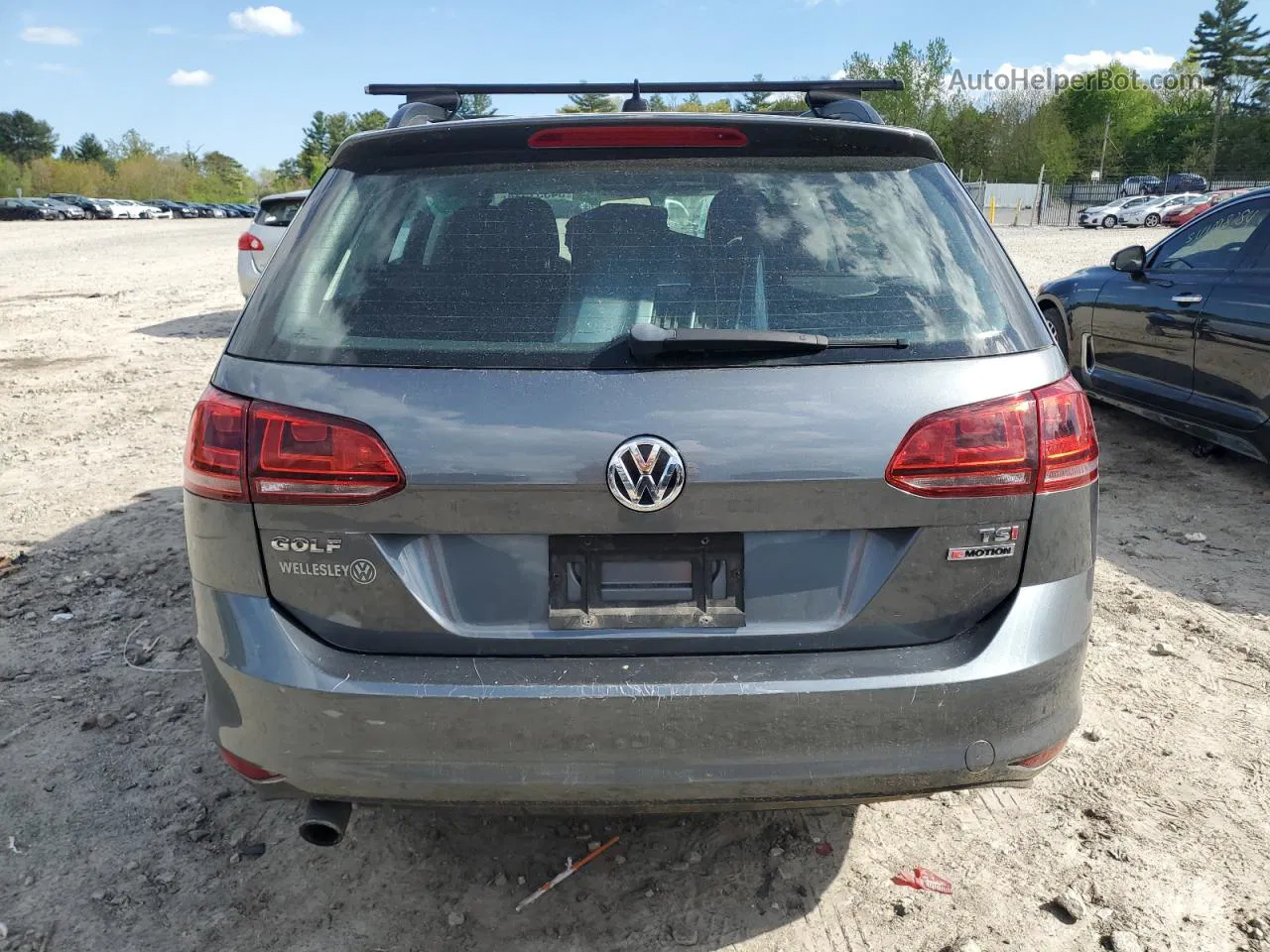 2017 Volkswagen Golf Sportwagen S Gray vin: 3VW017AU2HM511660