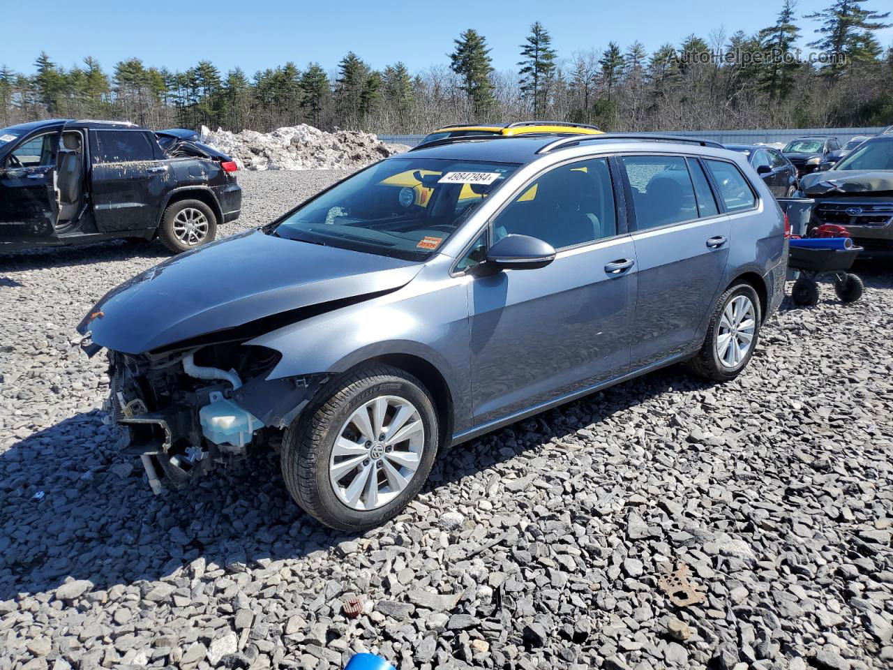 2017 Volkswagen Golf Sportwagen S Угольный vin: 3VW017AU2HM526756