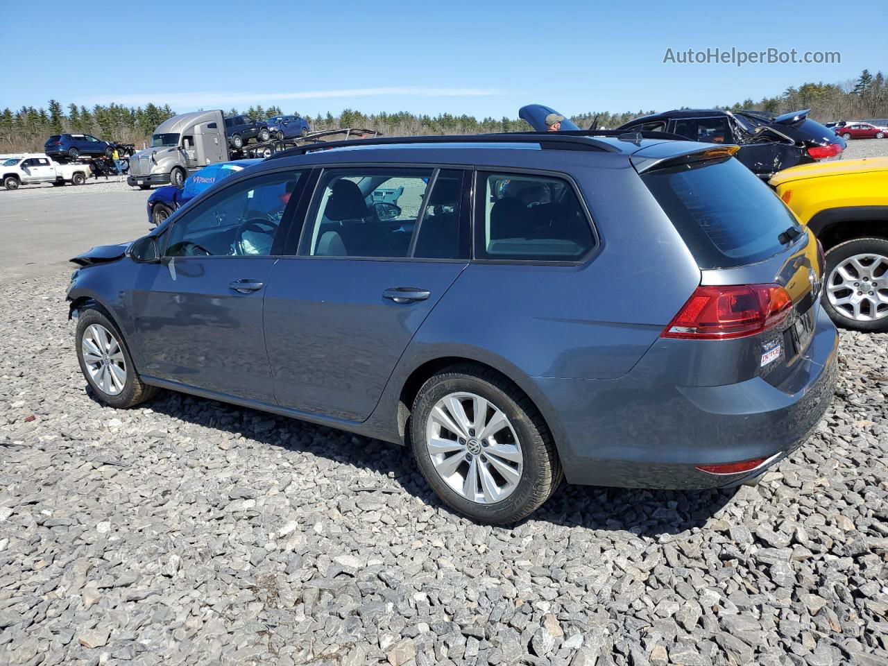 2017 Volkswagen Golf Sportwagen S Угольный vin: 3VW017AU2HM526756