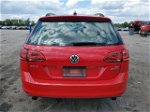 2017 Volkswagen Golf Sportwagen S Red vin: 3VW017AU4HM537953