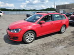 2017 Volkswagen Golf Sportwagen S Red vin: 3VW017AU4HM537953