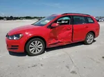 2017 Volkswagen Golf Sportwagen S Red vin: 3VW017AU5HM541140