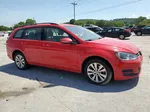 2017 Volkswagen Golf Sportwagen S Red vin: 3VW017AU5HM541140