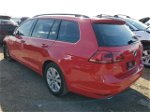 2017 Volkswagen Golf Sportwagen S Red vin: 3VW017AU7HM533752
