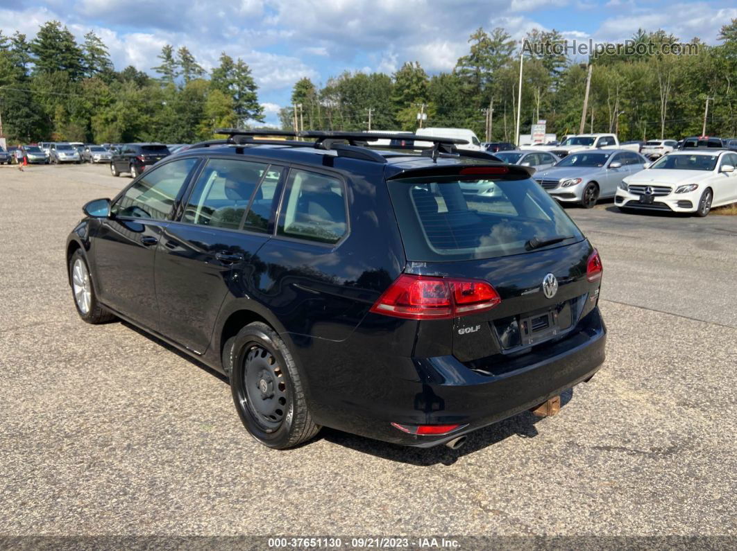 2017 Volkswagen Golf Sportwagen S Black vin: 3VW017AU8HM502851