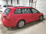 2017 Volkswagen Golf Sportwagen S Красный vin: 3VW017AUXHM532742