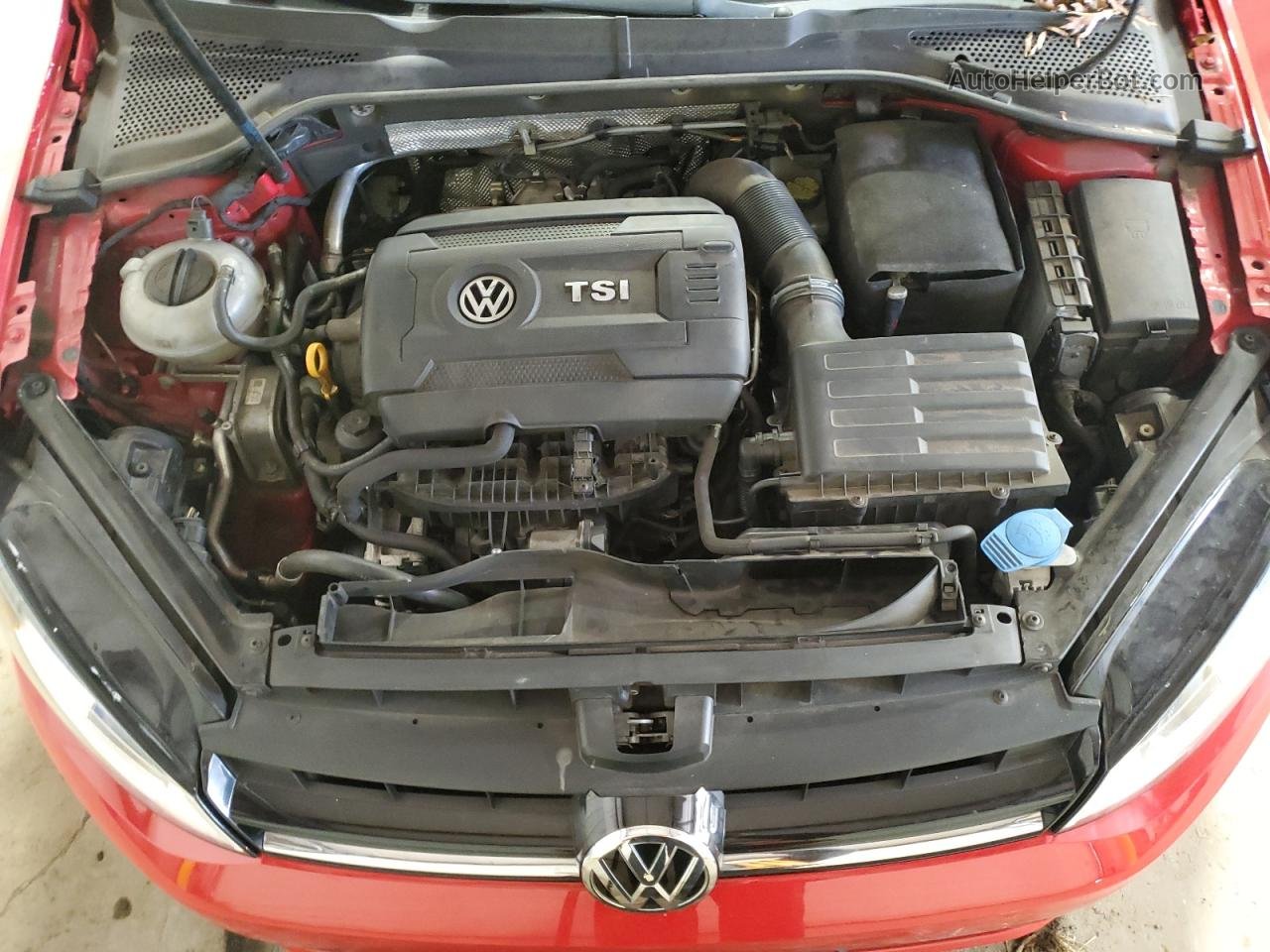 2017 Volkswagen Golf Sportwagen S Красный vin: 3VW017AUXHM532742