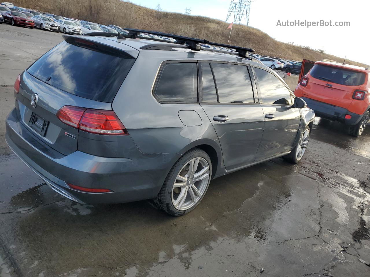 2019 Volkswagen Golf Sportwagen S Charcoal vin: 3VW117AU0KM507411