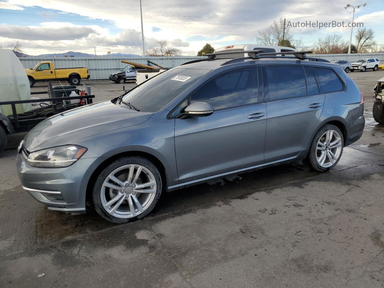 2019 Volkswagen Golf Sportwagen S Угольный vin: 3VW117AU0KM507411