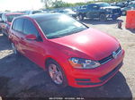 2017 Volkswagen Golf Tsi S 4-door/tsi Wolfsburg Edition 4-door Red vin: 3VW117AU3HM021748