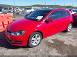 2017 Volkswagen Golf Tsi S 4-door/tsi Wolfsburg Edition 4-door Red vin: 3VW117AU3HM021748