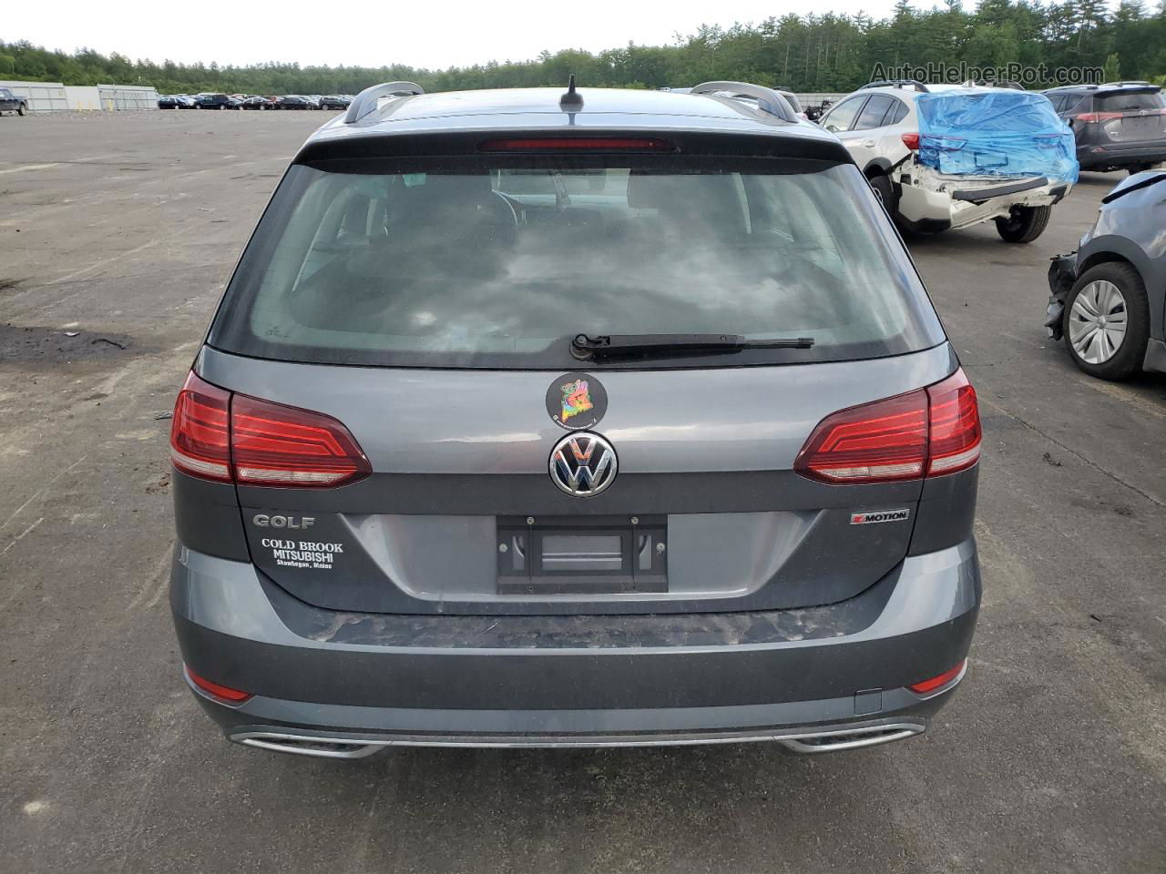 2019 Volkswagen Golf Sportwagen S Gray vin: 3VW117AU5KM509462