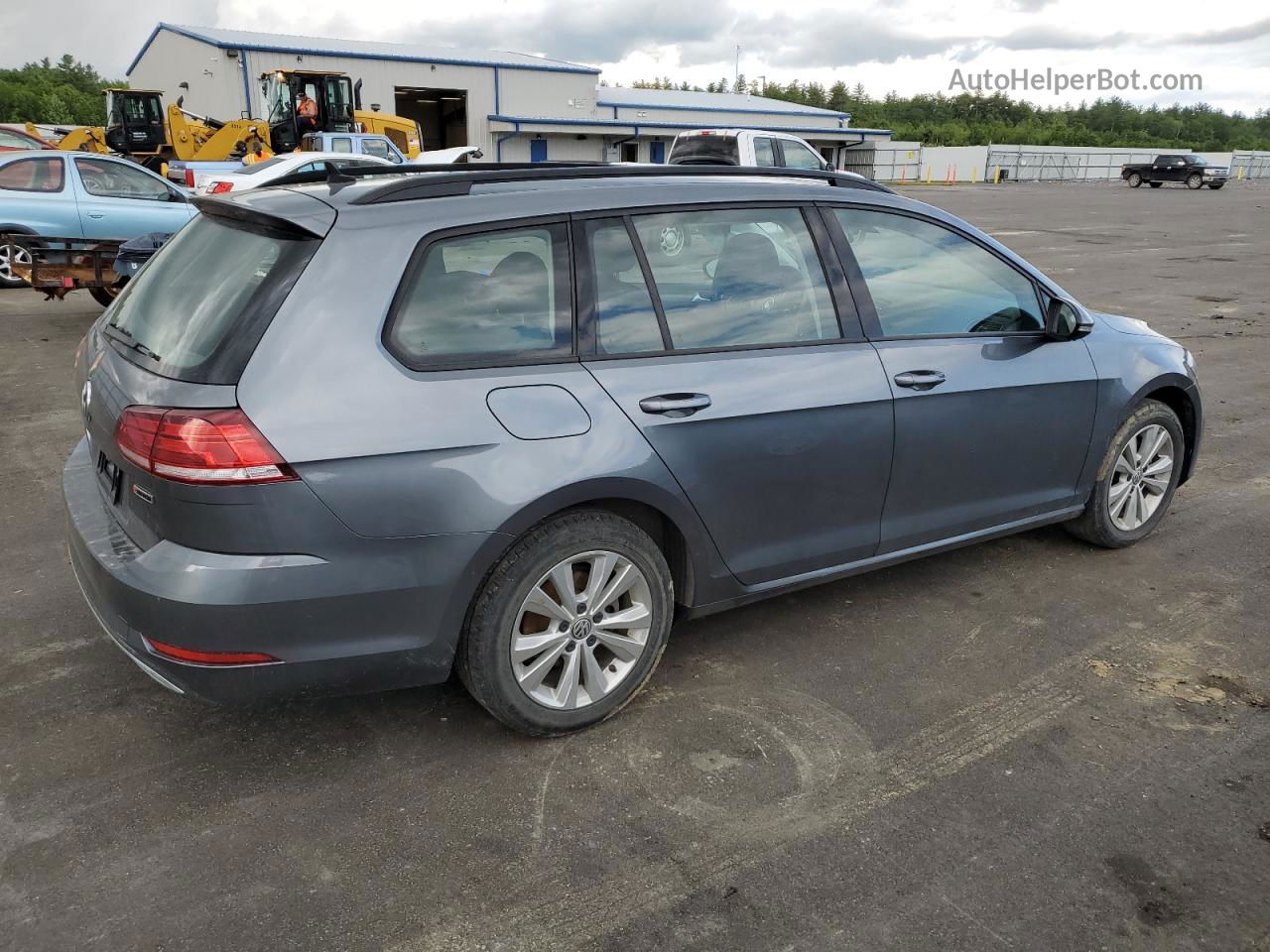 2019 Volkswagen Golf Sportwagen S Gray vin: 3VW117AU5KM509462