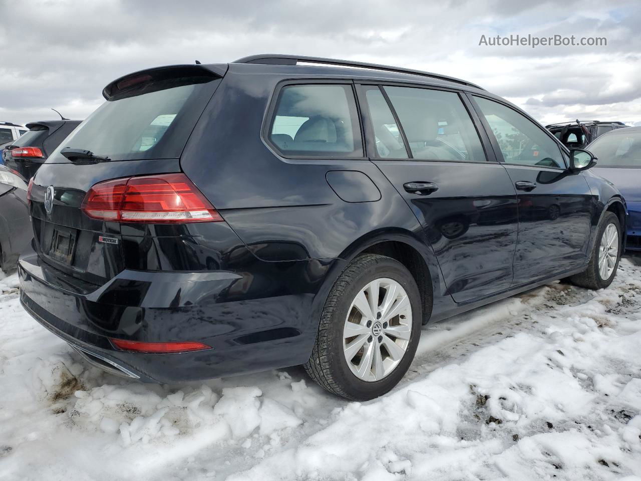 2019 Volkswagen Golf Sportwagen S Black vin: 3VW117AU6KM501399