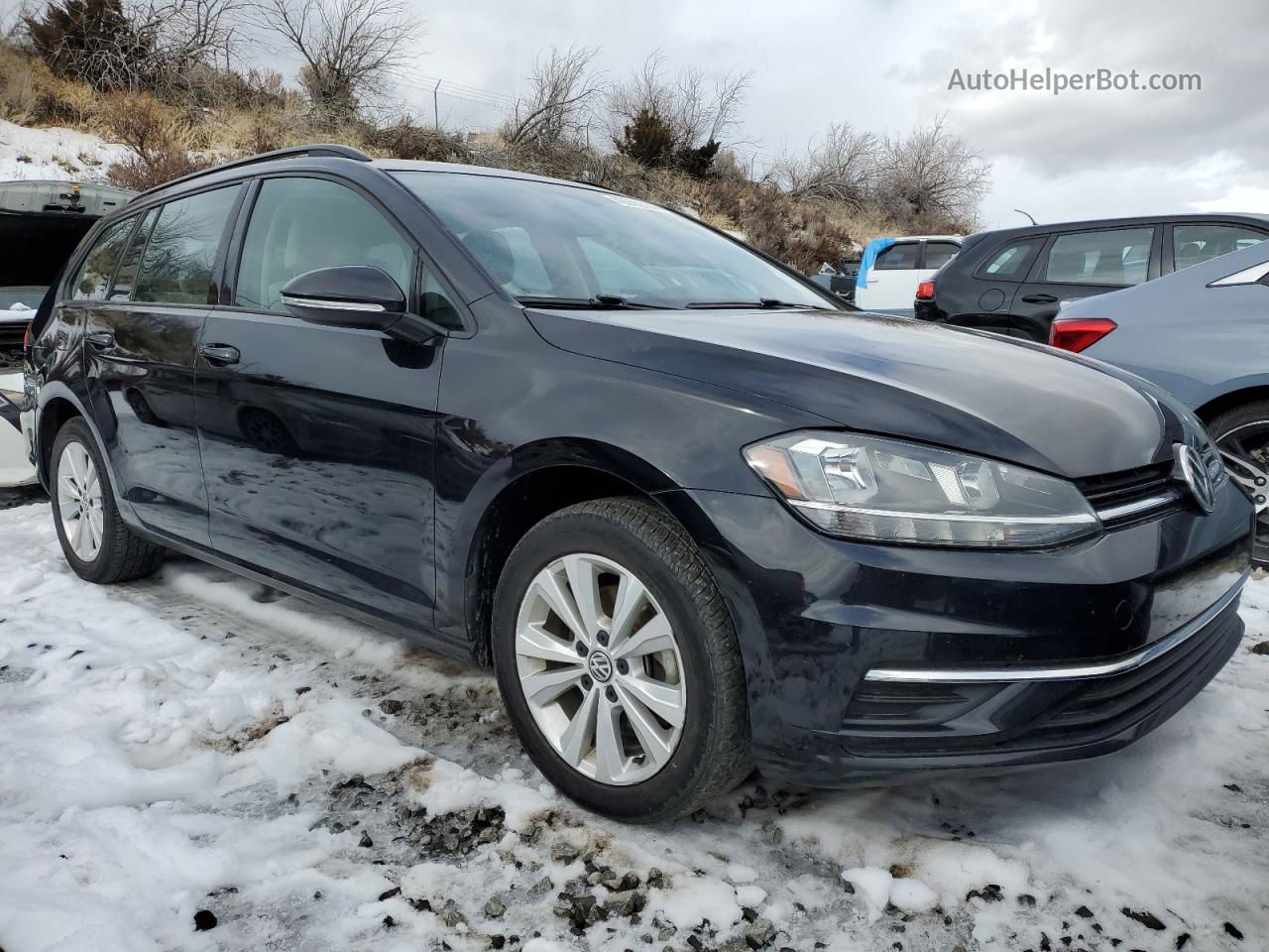 2019 Volkswagen Golf Sportwagen S Black vin: 3VW117AU6KM501399