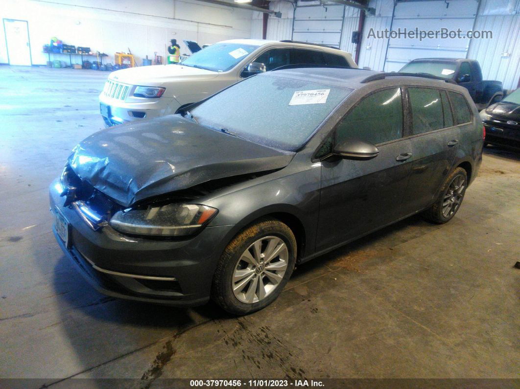 2019 Volkswagen Golf Sportwagen S Gray vin: 3VW117AU6KM509339