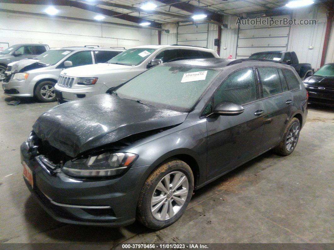 2019 Volkswagen Golf Sportwagen S Gray vin: 3VW117AU6KM509339