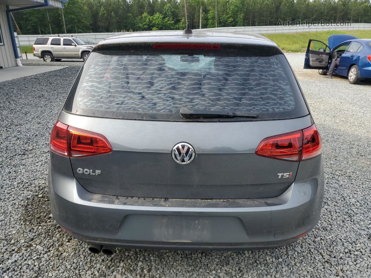 2017 Volkswagen Golf S Gray vin: 3VW117AUXHM070431