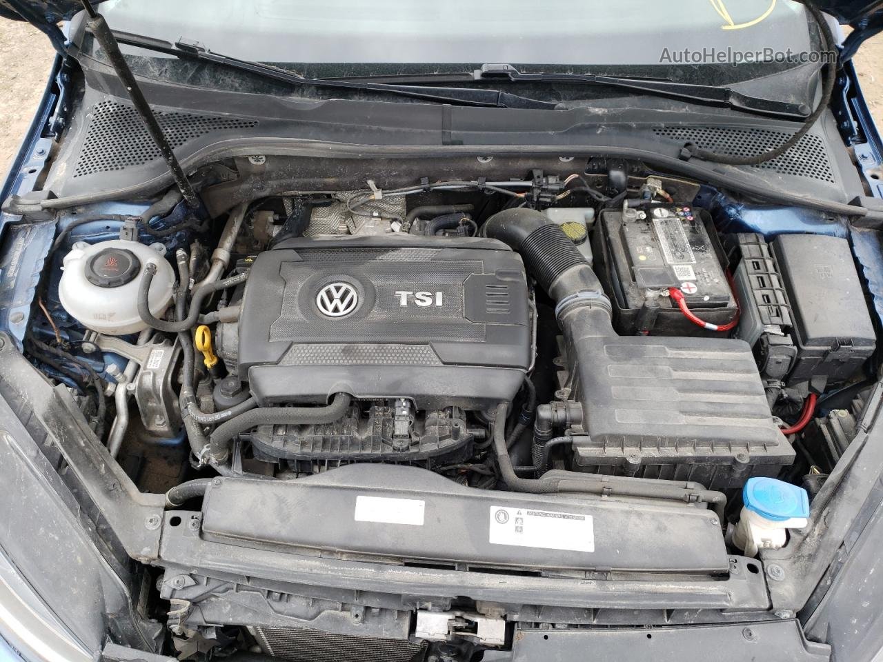 2019 Volkswagen Golf Sportwagen S Черный vin: 3VW117AUXKM510025